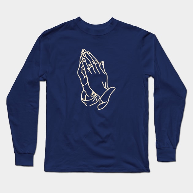 Pray Long Sleeve T-Shirt by KalipsoArt